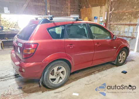 2005 Pontiac Vibe z USA, uszkodzony, nr VIN 5Y2SL63895Z416927